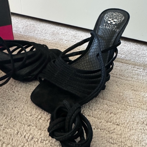 Vince Camuto black suede heels - Picture 11 of 14